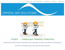 Tablet Screenshot of crystalbaysolutions.com